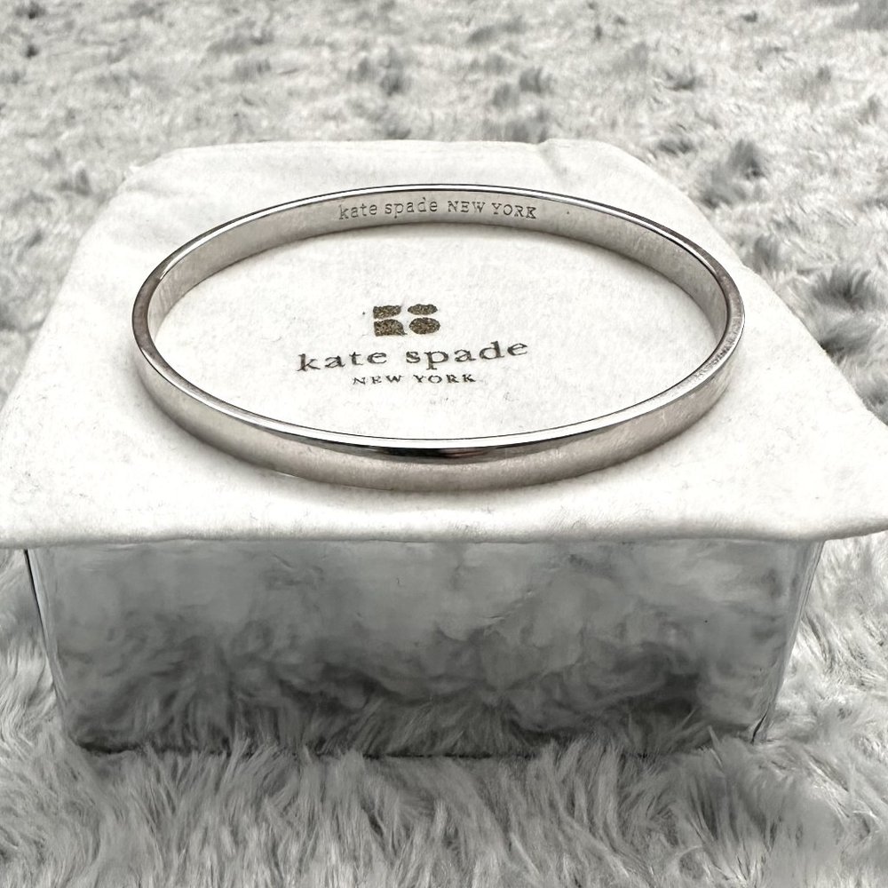 kate spade Idiom Bangle "IN A TWINKLING" - Silver